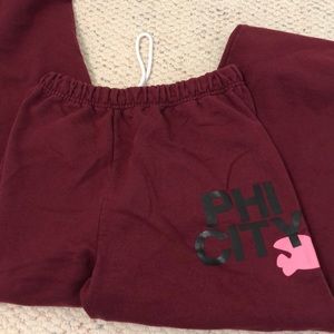 ALPHI PHI “phi city” free city sweatpants